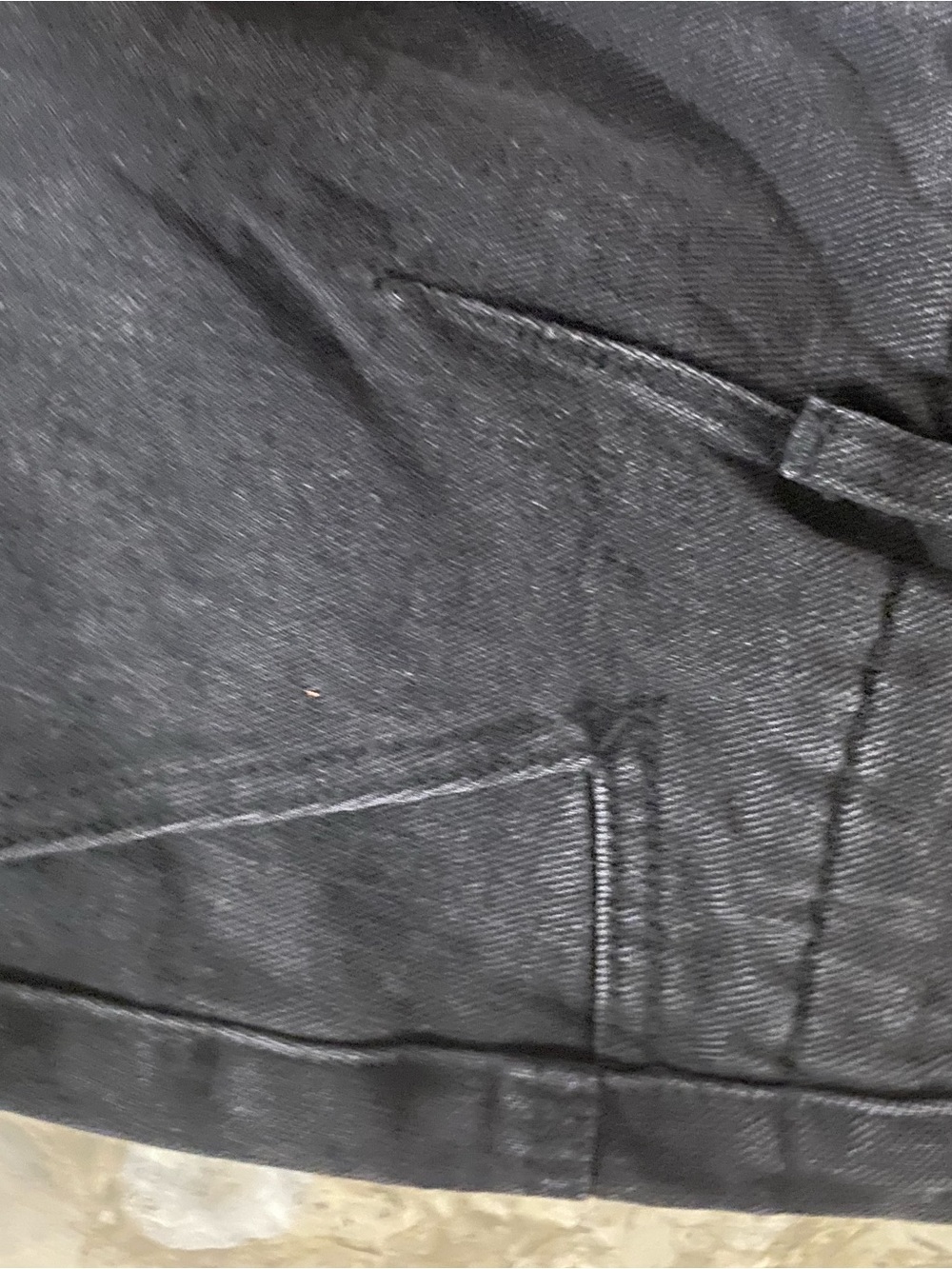 saltwater LUXE Black Button-Front Denim Mini Skirt - Picture 7 of 8